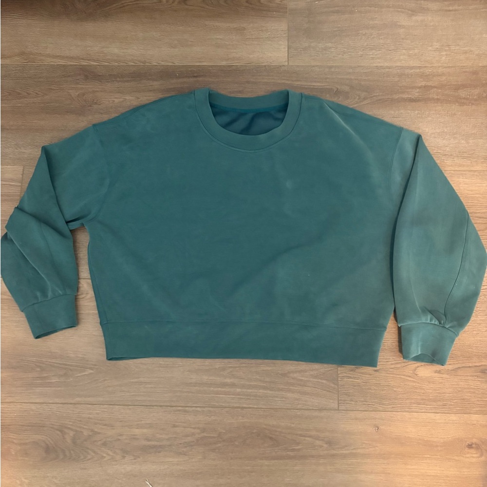 lululemon athletica Green Crewneck Sweatshirt